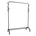 thumbnail image 1 of Floor Clothing Rack, Carbon Steel Freestanding Clothing Rack  for Drying Clothes Black,White, 1 of 7