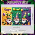 thumbnail image 2 of Colorful Design Mardi Gras Banner Masquerade Masks Carnival Display Festive Balloons Golden Stars Festive Backdrop for Carnival Party Festive Celebration Masquerade Event, 2 of 9