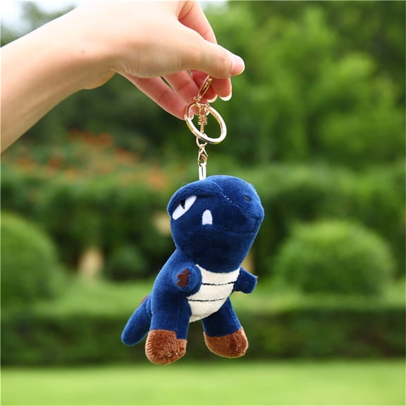 Dinosaur Plush Keychain Tyrannosaurus Rex Toy Pendant Bag Charm
