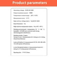 thumbnail image 2 of Battery Monitor 9V-100V Battery Capacity Voltage Meter with LCD Display Backlight Digital Voltmeter Tester For, 2 of 8