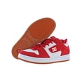 thumbnail image 3 of Dc Men's Manteca Red / White Ankle-High Leather Skateboarding Shoe - 12M, 3 of 3