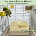 thumbnail image 4 of Automatic Parakeet Bird Bath with Pump, Bird Shower Fountain Indoor Bathtub with Running Water, Parrot Bath Tub Faucet, 4 of 7