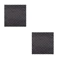 thumbnail image 3 of Qarigey Bufanda de seda de imitación, accesorios de ropa, adorno para niña, pañuelo para el cuello, suministros a juego para mujer, pañuelo Negro 2Conjunto, 3 of 6