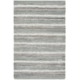 thumbnail image 2 of SAFAVIEH Montauk Coilean Striped Cotton Area Rug, Grey/Multi, 5' x 8', 2 of 6