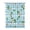 White-1, variant on 72x72 Inch Fabric Shower Curtain Waterproof Polyester, Daisy Floral Print