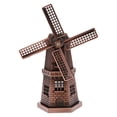 thumbnail image 2 of Estatua del Molino de Viento de Metal Sunnimix para Decoración del Estante, 2 of 8