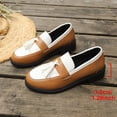 thumbnail image 6 of HEWUQI Women's Slip on Boat Shoes Platform Lace up Lightweight Suede Loafers Round Toe Soft Sole Clogs Comfortable Casual Walking Sneakers d-Brown Size 8.5, 6 of 7