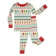 thumbnail image 1 of Pijama Little Sleepies de viscosa de dos piezas navideñas de 12 a 18 m, 1 of 9