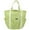 Green, variant on Beach Mesh Tote Bag - 8 Pockets, Zipper, Key Hook & Carabiner