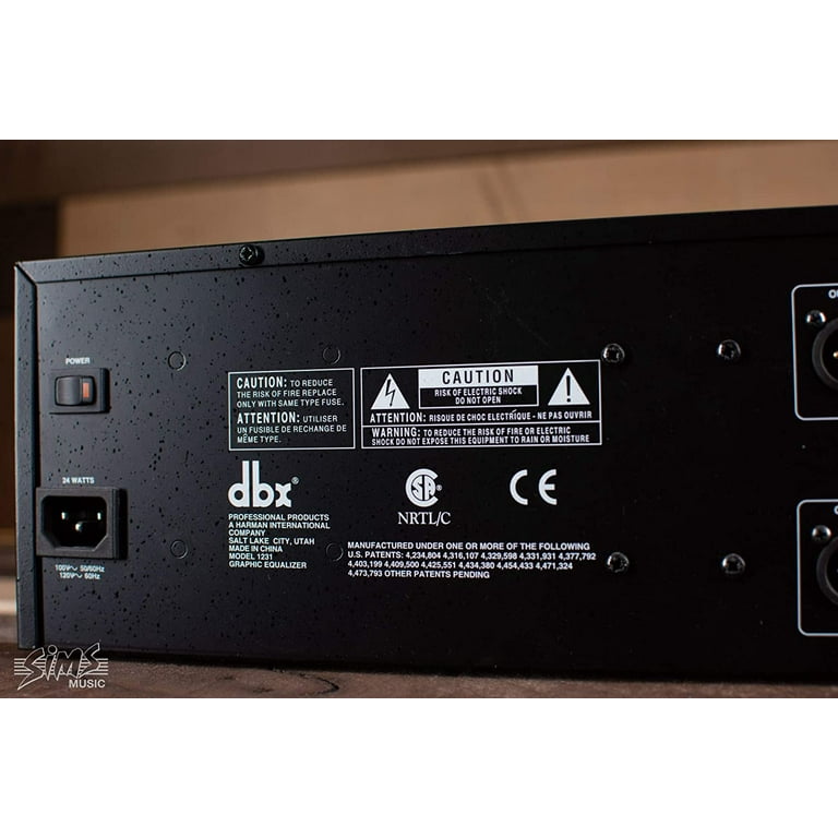 dbx ディービーエックス 1231 グラフィック・イコライザー 31バンド ③ dbx® 1231 Dual-channel, 31-band graphic equalizer at Crutchfield