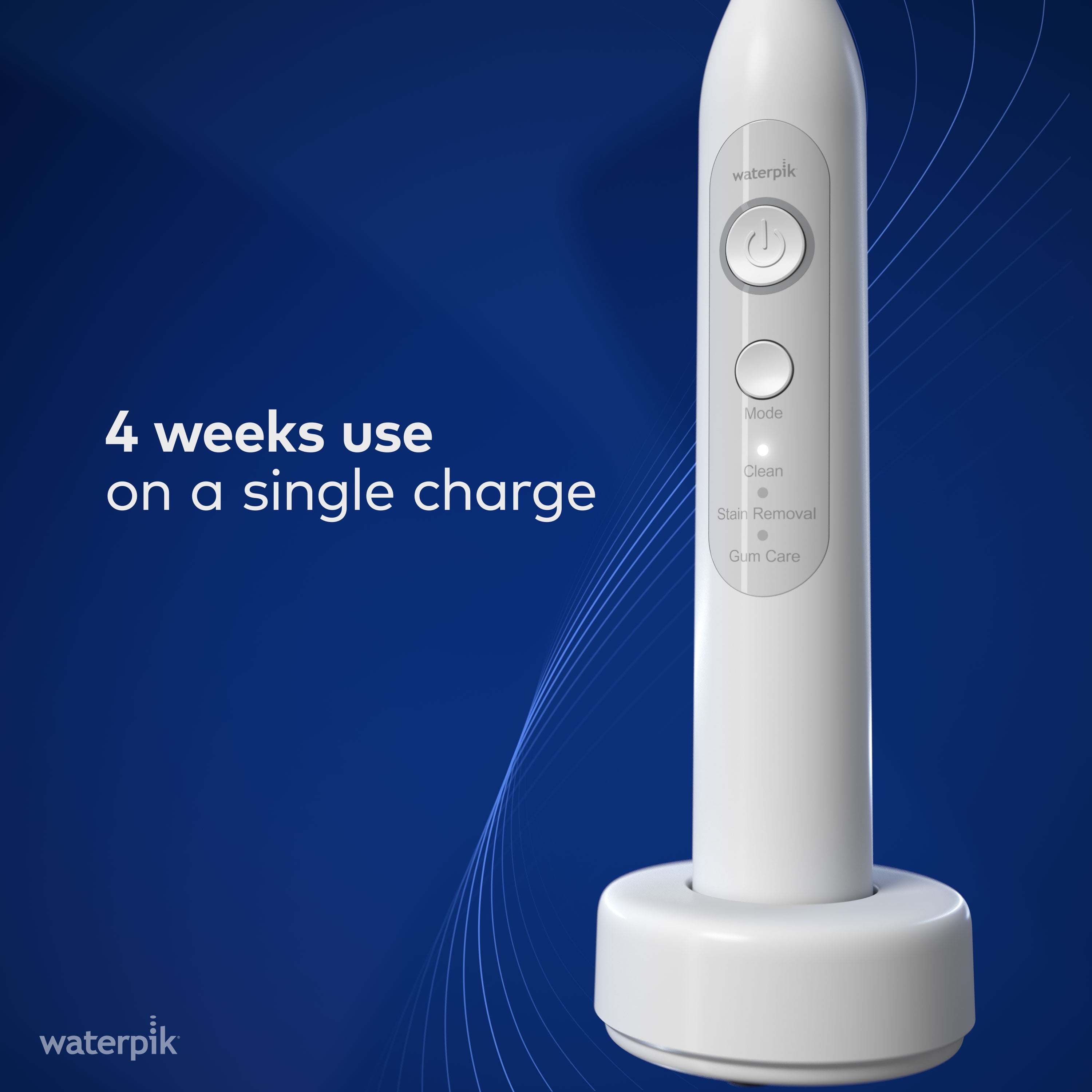 Waterpik Sensonic Sonic Electric Toothbrush, White STW-03 (Packaging May Vary)