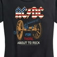 thumbnail image 3 of ACDC - For Those About To Rock - Women's Short Sleeve Graphic T-Shirt, 3 of 5