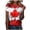 Red, variant on Fgnfyis T Shirts for Women Women's Casual Heart Graphic Round Neck T Shirts for Everyday Wear and Leisure Canada Day Short Sleeve Top Womens Tops Red M