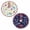 Blue-90cm, variant on Gytml Double-Sided 4Th Of July Easter Tree Skirt, 1Pc Reversible Fade-Resistan Patriotic Star Easter Egg Tree Skirt For Holiday Seasonal Decor Blue-90cm