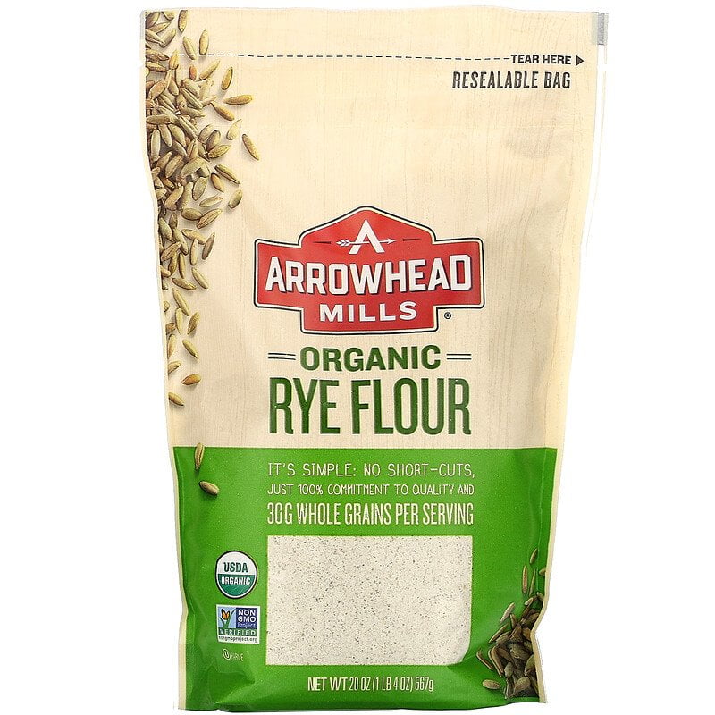 Arrowhead Mills Organic Rye Flour 20 oz