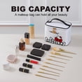 thumbnail image 2 of Bolsa de maquillaje AmbeAlla impermeable con soporte para brochas de maquillaje, 2 of 8
