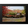 thumbnail image 2 of Susan Vizvary Photography 14x11 Black Modern Framed Museum Art Print Titled - 2 Autumn Vintage Trucks, 2 of 5