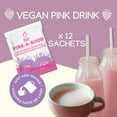 thumbnail image 3 of Mother Sprout Pink-A-Boob – Vegan Lactation Drink Mix (Berries & Cream Latte Flavor) for Breastfeeding, Support Breast Milk Supply, 12 Servings, 3 of 9