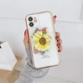 thumbnail image 4 of iPhone 11 Pro Max Heavy Duty Case Wrist Chain Bracelet Luxury Flower Style Cover - White, 4 of 5