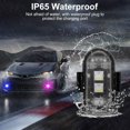 thumbnail image 4 of HLONK 4PCS Wireless LED Strobe Lights with Remote Control  8 Colors USB Charing Waterproof Anti-Collision Led Emergency Warning Lights for Car Motorcycle Drone Aircraft Bike, 4 of 7