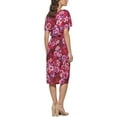 thumbnail image 2 of Kensie Womens Crepe Midi Sheath Dress, 2 of 2