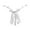 White, variant on Clearance Sale 2025 Women's cutout pendant pearl beads G string thong, Fashion Women Sexy Underwear Cutout Pendant Pearl Beads Butterfly G String Thong Underpants, Butterfly detail thong underpants