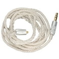 thumbnail image 2 of MMCX Headphone Upgrade Cable, 125cm / 4.1ft Length High Resolution Sound Earphone Upgrade Cable Firm Long Life  For TK200 For SE425, 2 of 8