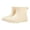 Beige, variant on Xfvqtps Womens Ankle Rain Boots Waterproof Slip Resistant Solid Color Thick Sole Casual Outdoor Garden Work Boots