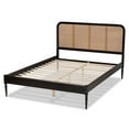 thumbnail image 3 of Baxton Studio Elston Charcoal Finished Wood Queen Size Platform Bed, 3 of 9