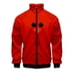 thumbnail image 3 of Chaqueta informal con cremallera y estampado 3D de Acción de Gracias de última oferta, diseño de pavo de animales de Acción de Gracias, para hombre, de manga corta, 3 of 5