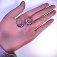 thumbnail image 2 of 925 Sterling Silver Plating Earrings Hoop Earrings for Women Hypoallergenic Earrings Wide Hoop Earrings, 2 of 7