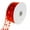 Red, variant on Sheer Organza Gilded Dots Metallic Christmas Holiday Ribbon, 2-1/2-Inch, 50 Yards