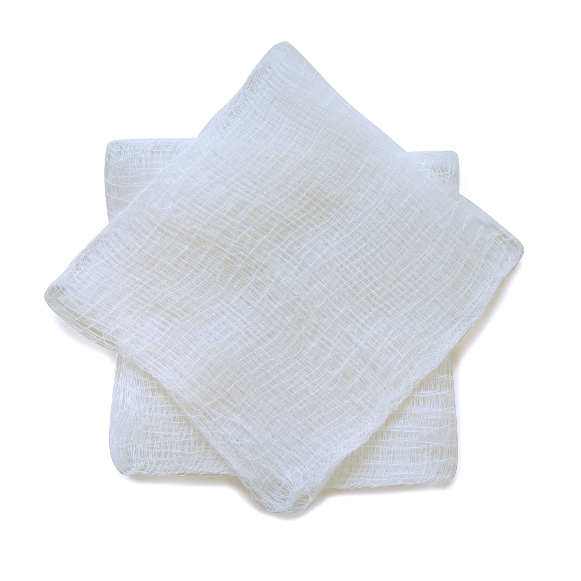 CareStock Gauze Sponge - Highly Absorbent, Medical-Grade Cotton Wound Dressing, First-Aid Essential - Non-Sterile 8-Ply Square, 4 x 4 in., 200 per Pack, 20 Packs, 4000 Total