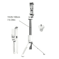 thumbnail image 3 of Phone Selfie Stick Mobile Phone Selfie Holder Telescopic Monopod Bluetooth Shutter Control Bracket, White Workhe, 3 of 9