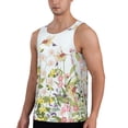 thumbnail image 2 of KLL hummingbird in floral Print Men's Muscle Gym Workout Stringer Tank Tops Bodybuilding Fitness T-Shirts Tank Tops Men-Medium, 2 of 7
