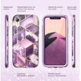 thumbnail image 5 of i-Blason (Scratch Resistant) (Cosmo) Full-Body Bling Glitter Sparkle Clear Bumper Case with Built-in Screen Protector for iPhone XR 6.1 Inch (2018 Release) (Ameth), 5 of 6