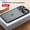 Black, variant on ELEHOLD Aluminum Metal Bumper Case for iPhone 18 Pro, Shockproof Matte Back Protective Hard Cover with Lock Buckle, Silver