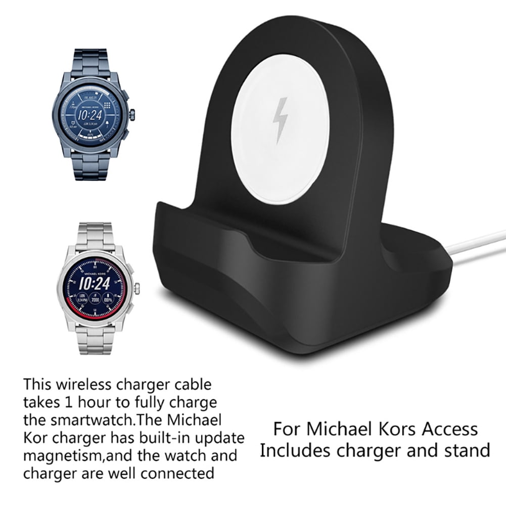 reductor Ønske Perseus Xewsqmlo Wireless Watch Charger for Michael Kors Access Sofie Charging Dock  (Black) - Walmart.com