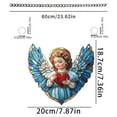 thumbnail image 2 of Michellecmm Acrylic Ornament, Colorful Angel Wall Decor Window Hanging Panel Door Sign Home Decor, 2 of 8