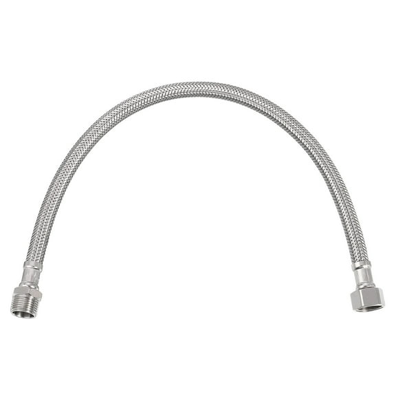 Uxcell 16" Faucet Supply Line Connector, G3/8 Female x G3/8 Male 304 Stainless Steel Water Supply Hose
