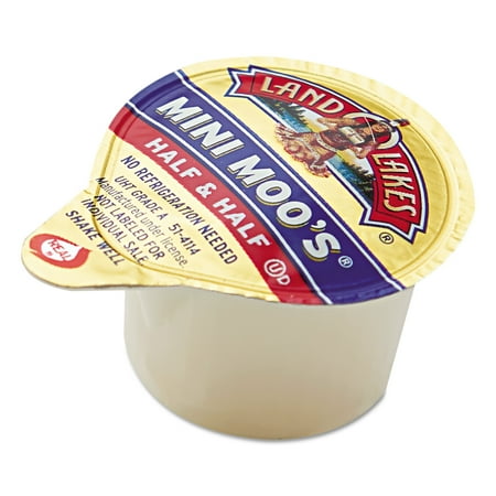 Land O' Lakes Mini Moo's Half & Half, .3 oz, 192/Carton - Walmart.com