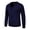 Navy, variant on Men's Coat Plus Size Solid Color Long Sleeve Cardigan Pocket Button Knit Sweater Jacket Gray 3XL