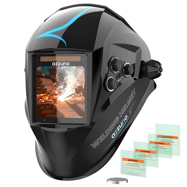 Casco de soldadura AZZUNO con oscurecimiento automático True Color con energía solar