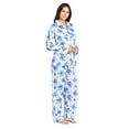 thumbnail image 2 of Casual Nights Women's Long Sleeve Notch Collar Floral Pajama Set, 2 of 5