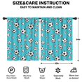 thumbnail image 2 of Kid Curtains,Soccer and Dot Blue Pattern Kid Insulated Curtains Set Of 2,Bedroom Essentials,Toddler Room Decor 42"x54", 2 of 5