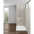 thumbnail image 3 of Fine Fixtures  Double Threshold Acrylic Shower Base - Non-Slip Textured Surface Shower Floor Pan in White 36 X 36, 3 of 10