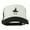 Black White, variant on Surf Man Embroidered Foam Mesh Back Cap - Navy White OSFM