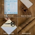 thumbnail image 6 of UMIGGEE Wood Grain Wallpaper 15.7-in x 118-in Peel and Stick Wallpaper Vinyl Film Self Adhesive Removable Brown Decor Wall Paper for Cabinet Drawer Shelf Liner Easy to Clean, 6 of 7