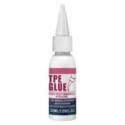 30 Ml Silicone Glue, Transparent Repair Adhesive, Clear Silicone Super Glue Adhesive, Fast-Bonding & Weatherproof Model Glue, Flexible Strong Glue for Silicone, Silicone Rubber, Liquid Silicone