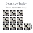 thumbnail image 4 of 10 Pack Peel and Stick Backsplash Tiles 3D Wall Tiles Stickers for Kitchen Bathroom, 3.94", Gray, 4 of 7